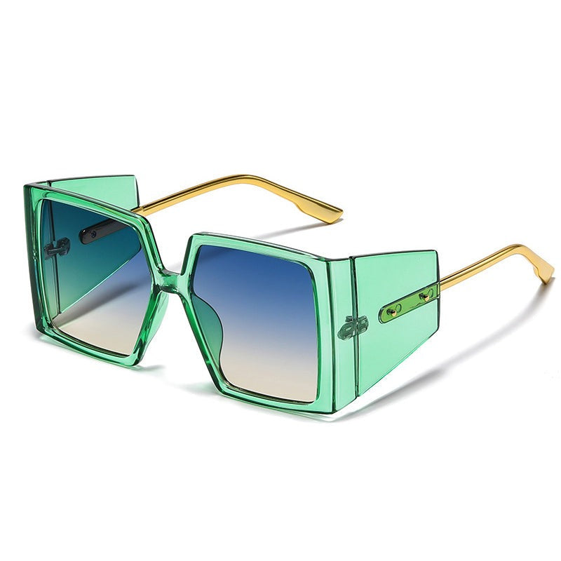 Vintage Punk Square Sunglasses