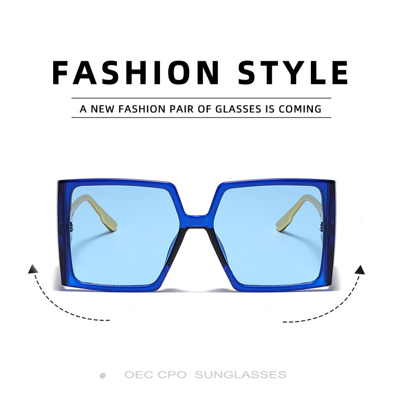 Vintage Punk Square Sunglasses