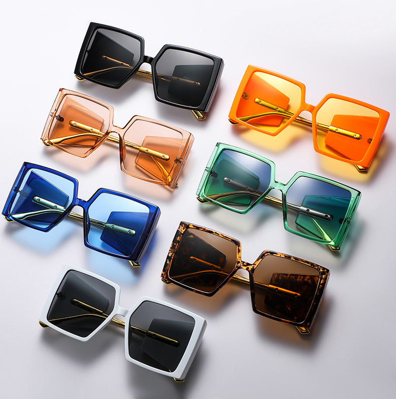 Vintage Punk Square Sunglasses