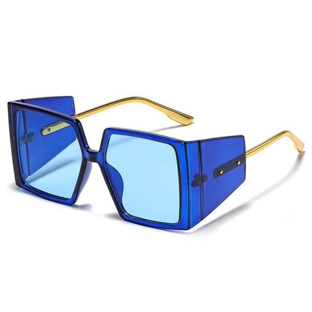 Vintage Punk Square Sunglasses