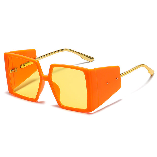 Vintage Punk Square Sunglasses