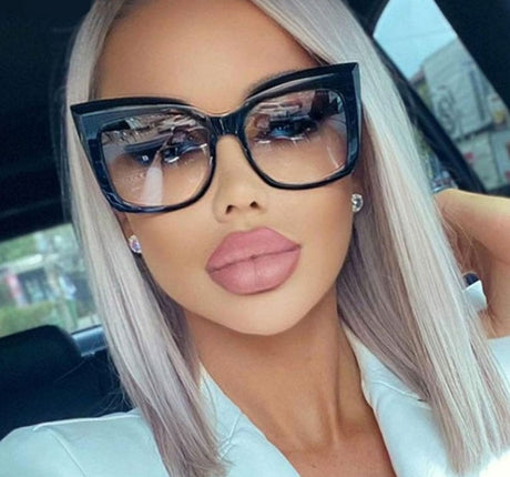 Square Oversized Cat Eye Sunglasses
