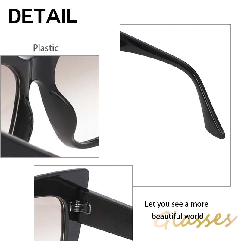 Square Oversized Cat Eye Sunglasses - Shop Sassy Chick