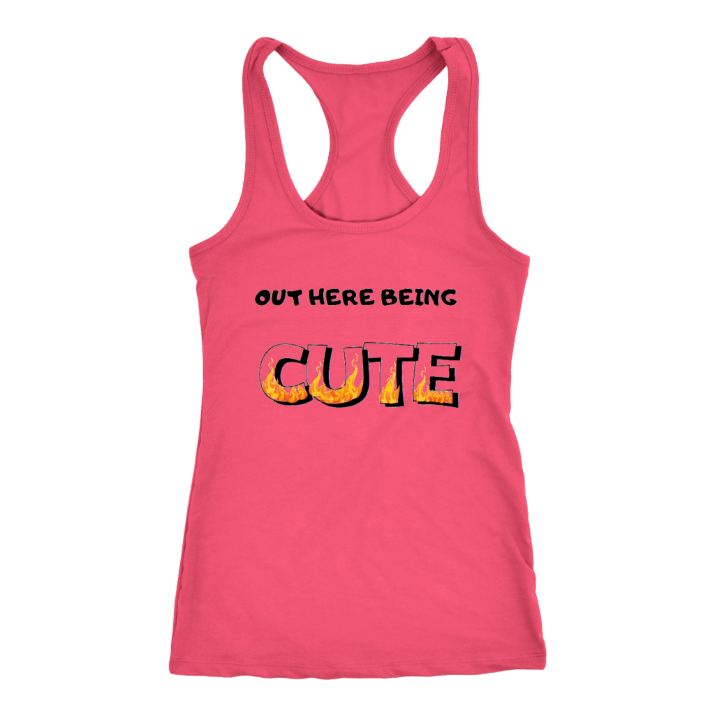 Out Here Being Cute Tanks