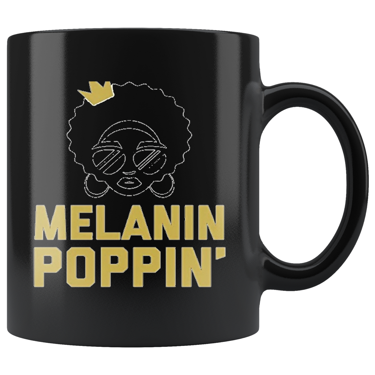 Melanin Poppin' Coffee Mug - Shop Sassy Chick