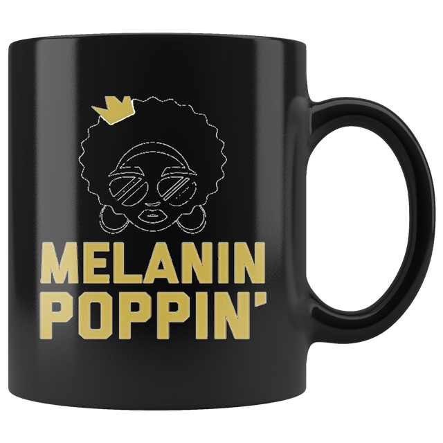 Melanin Poppin' Coffee Mug - Shop Sassy Chick