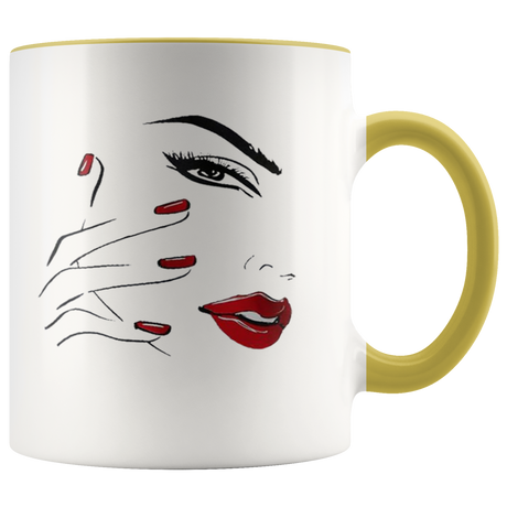 Red Nail Lips Mugs - Shop Sassy Chick