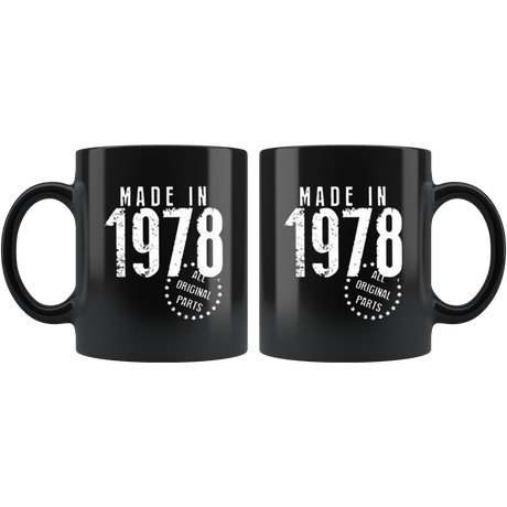 Made In 1978 Mugs - Shop Sassy Chick