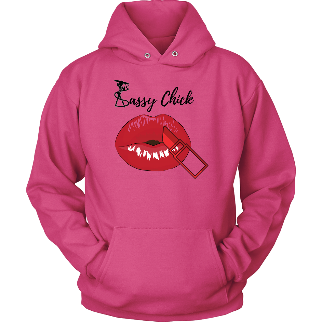 Sassy Red Lipstick Hoodie