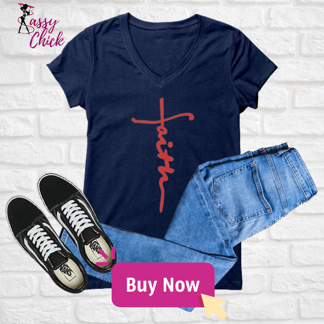 Faith 2 V-neck Shirt