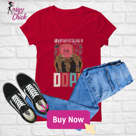 Unapologetically Dope V-neck Shirt