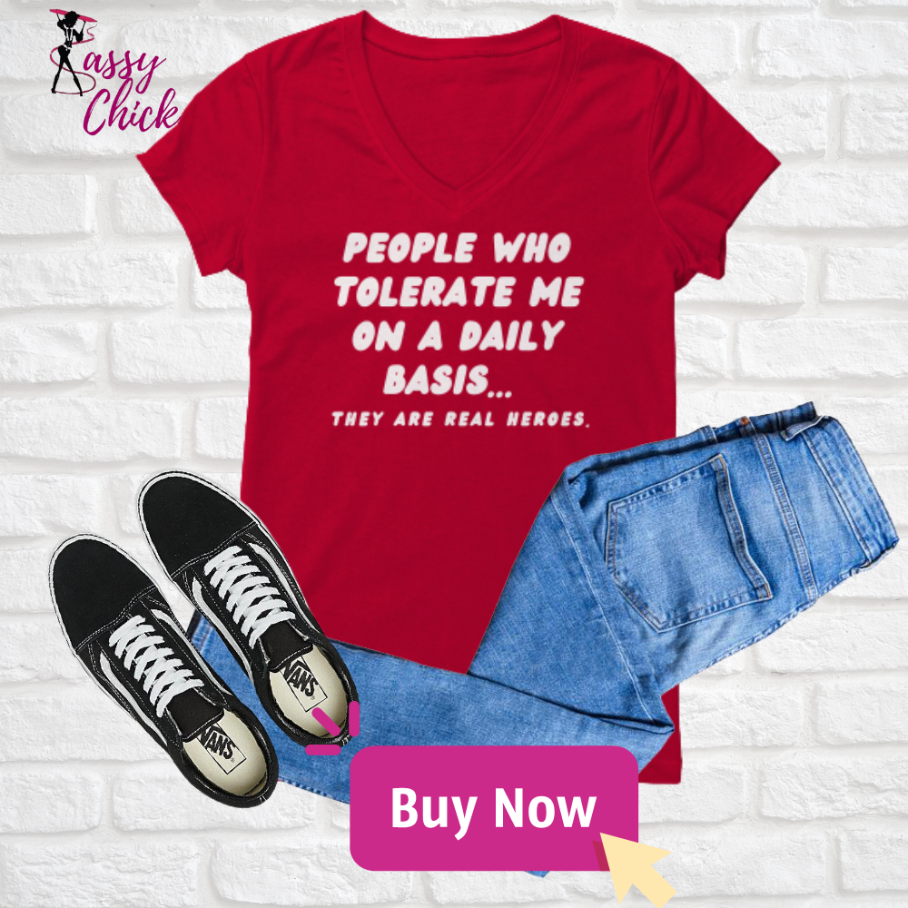 "Tolerate Me 2" V-neck Shirt