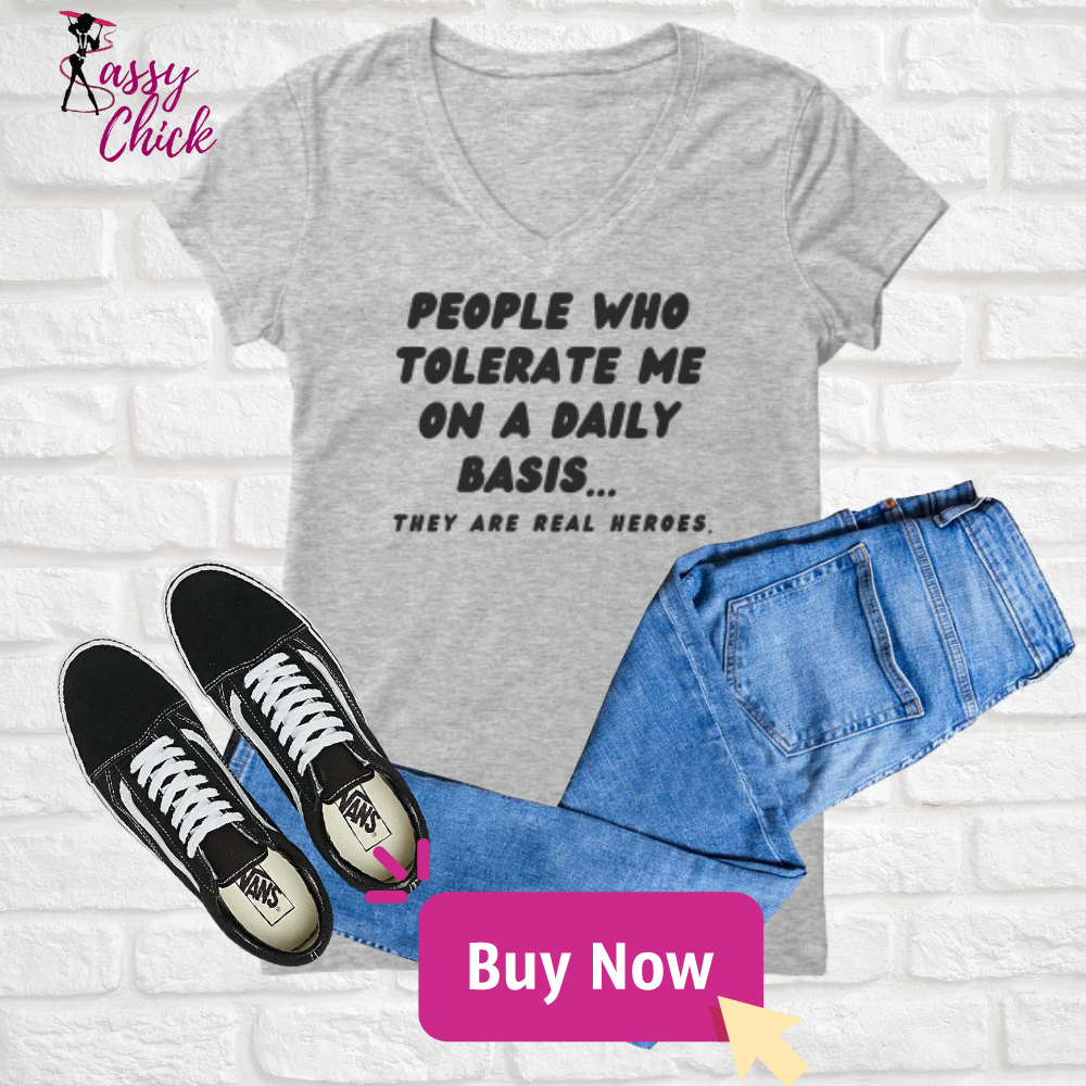 "Tolerate Me" V-neck Shirt