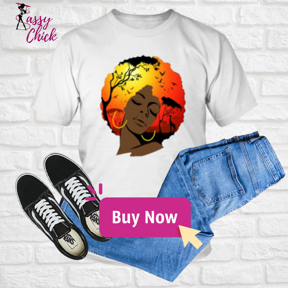 Afro Lady T-Shirt