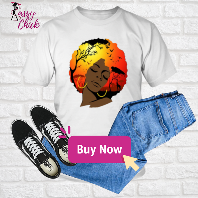 Afro Lady T-Shirt