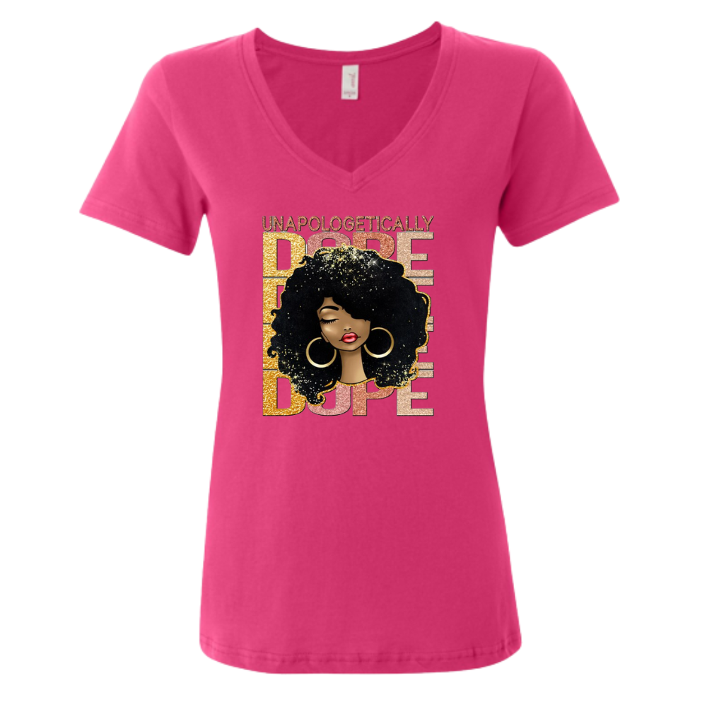 Unapologetically Dope 3 V-neck Shirt