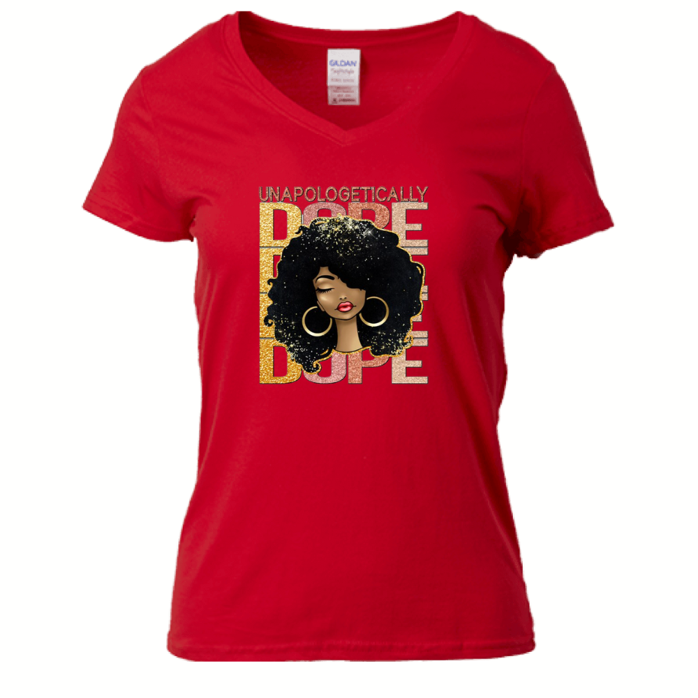 Unapologetically Dope 3 V-neck Shirt