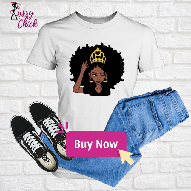 Queen Afro T-shirt