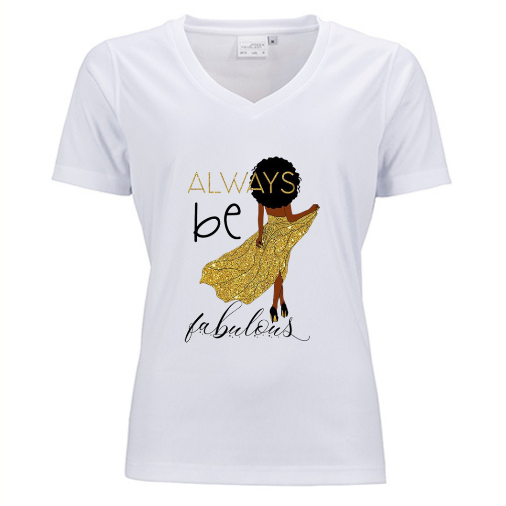 Be Fabulous V-neck Shirt