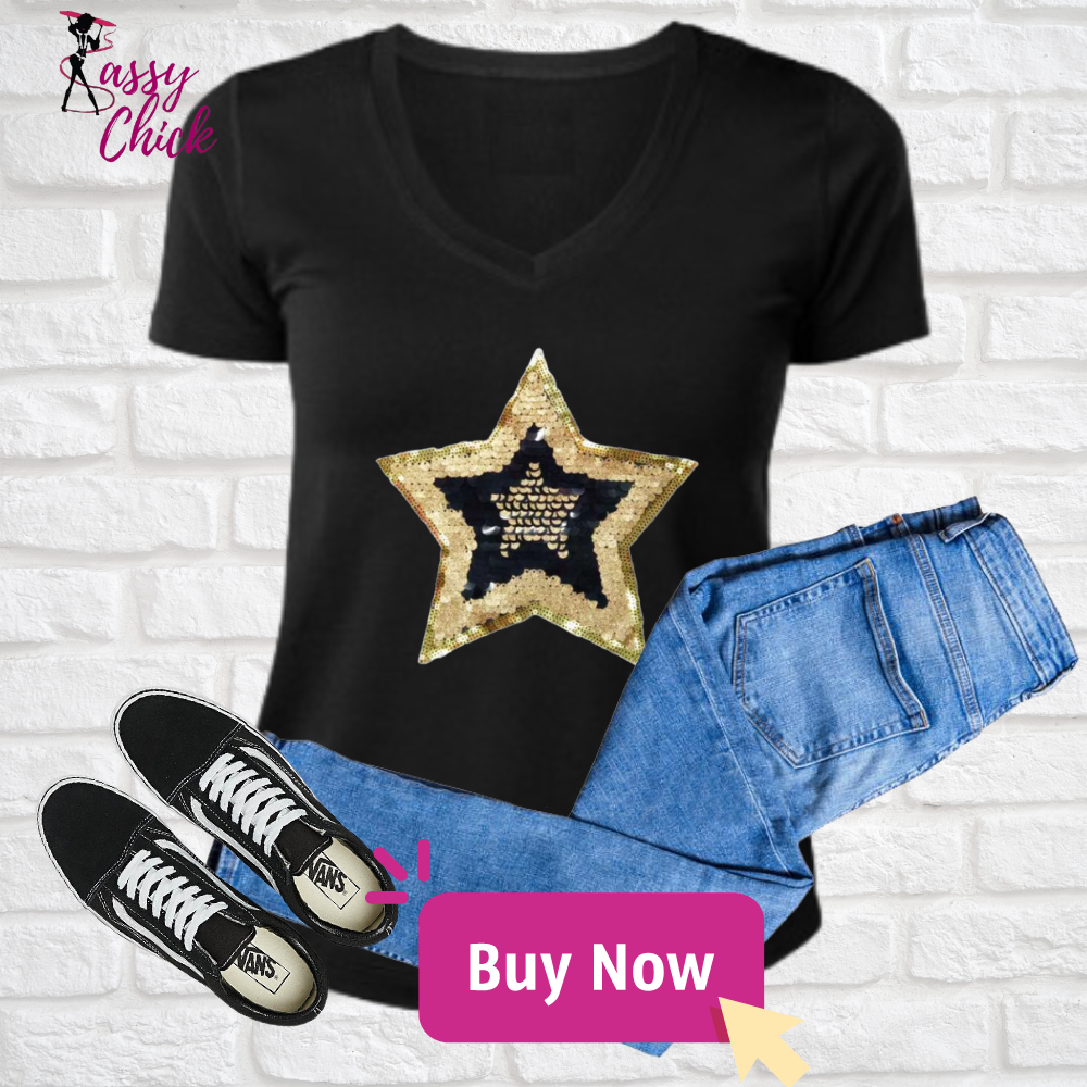 Star Bright V-neck Shirt