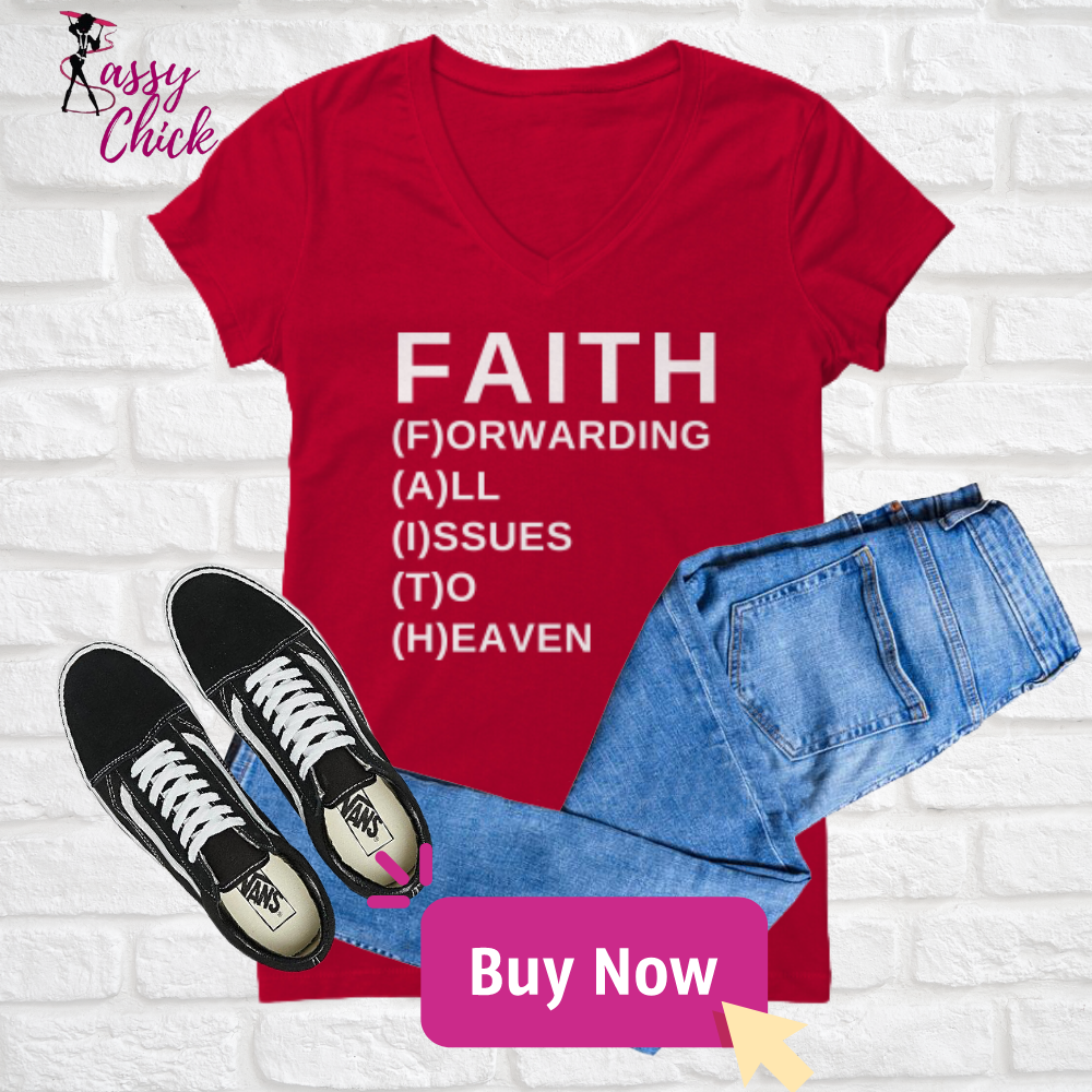 "Faith 2" V-neck Shirt