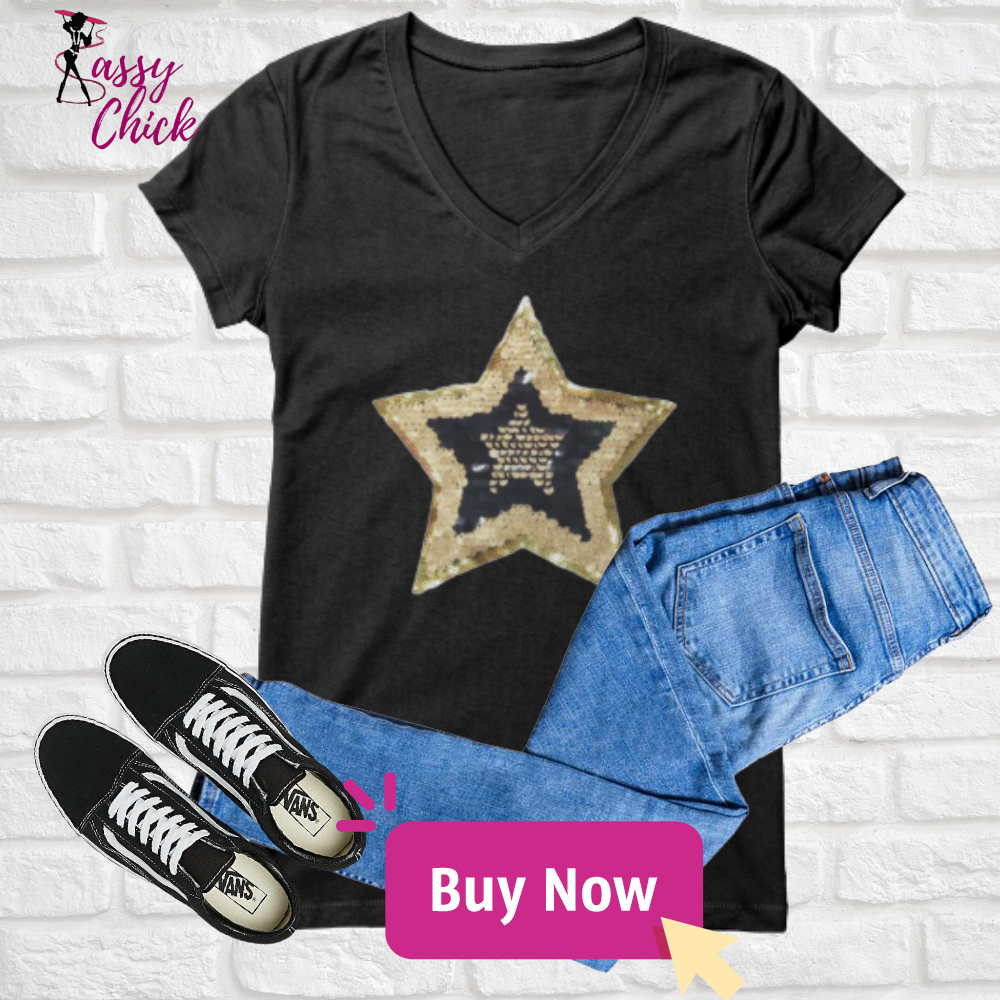 Star Bright V-neck Shirt
