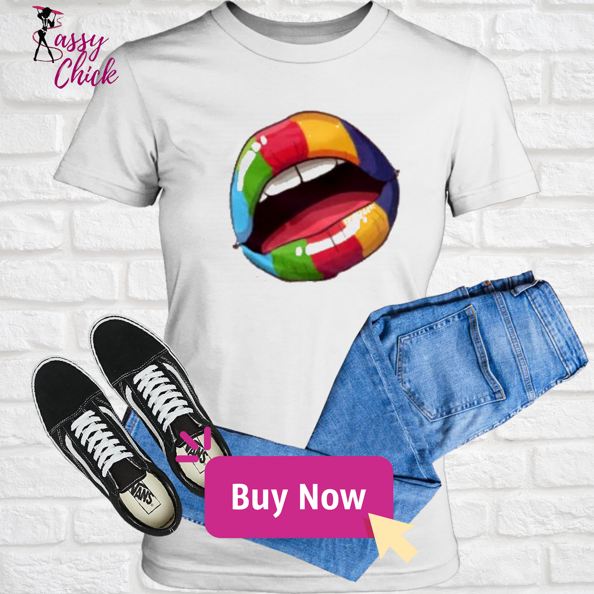 Rainbow Mouth Women's Tee