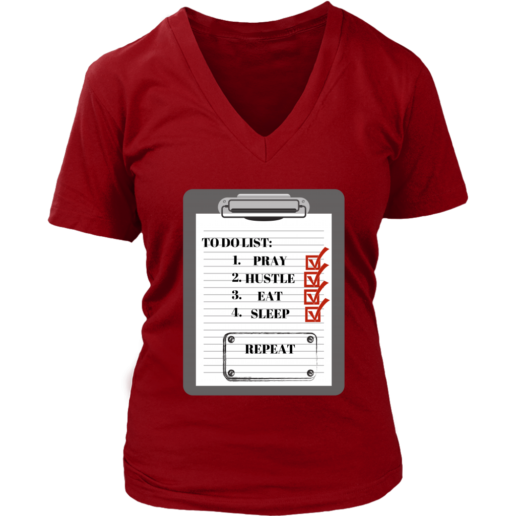 To Do List V-Neck Tee - Shop Sassy Chick