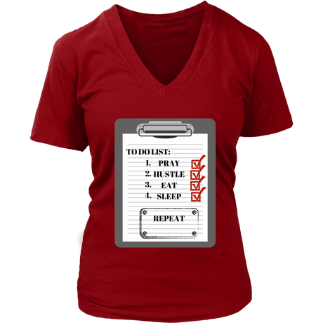To Do List V-Neck Tee - Shop Sassy Chick