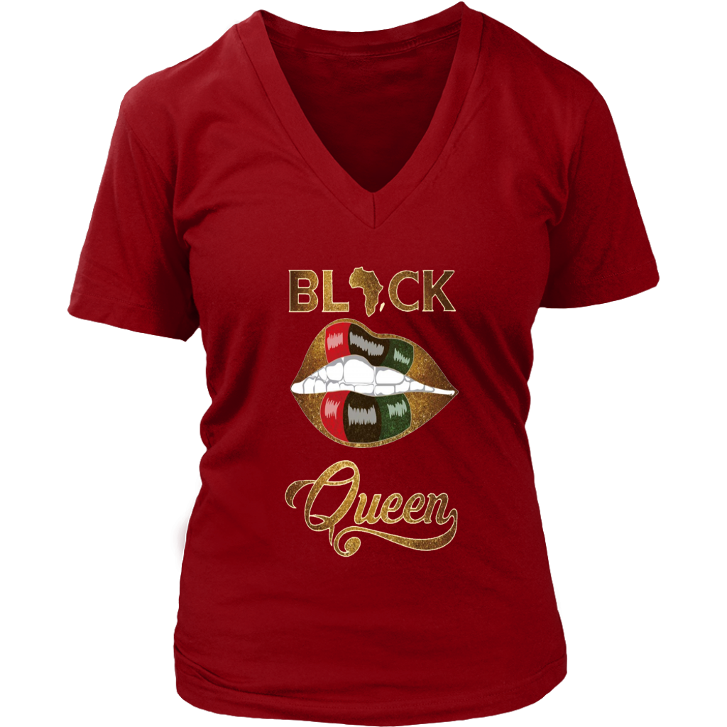 BLCK Queen V-Neck - Shop Sassy Chick