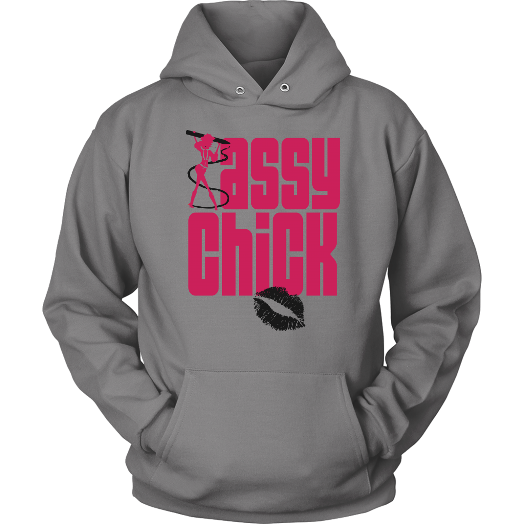 Sassy Chick Black Lip Hoodie