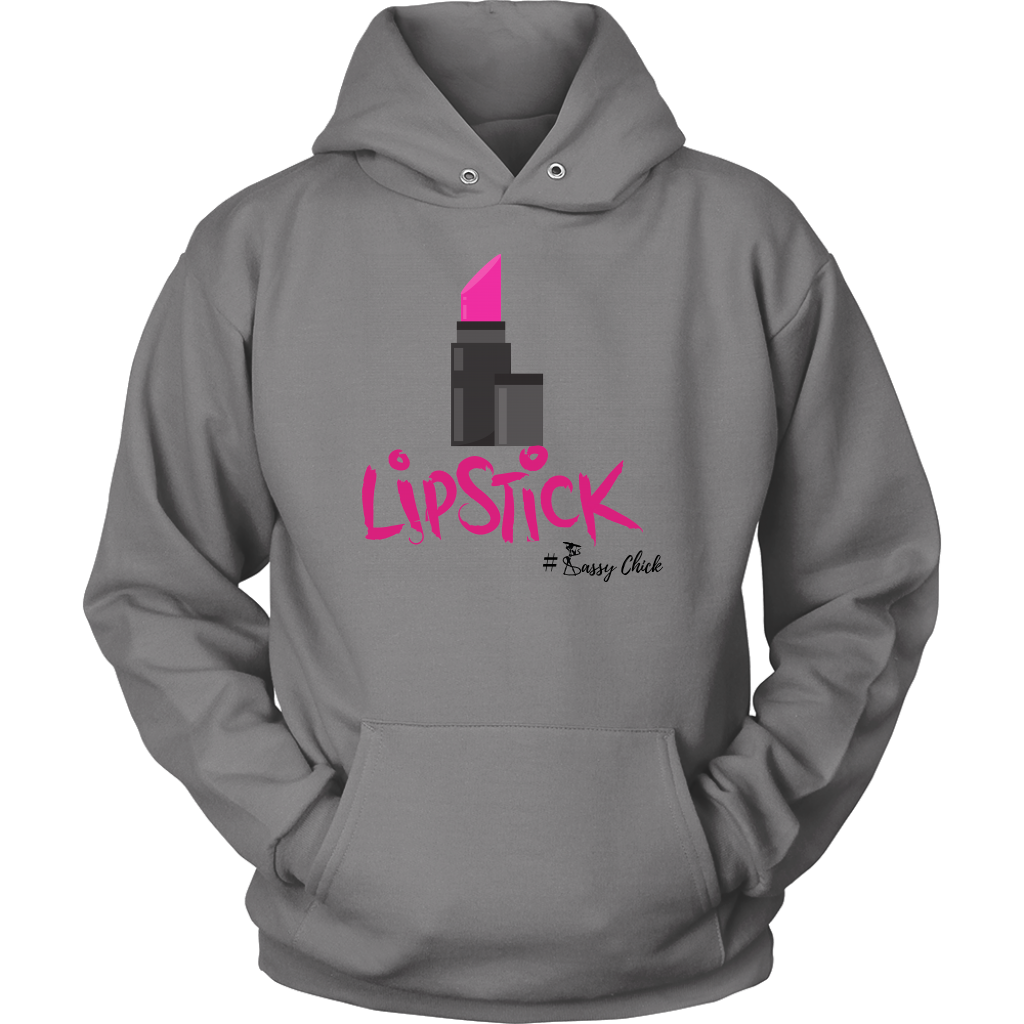 Sassy Pink Lipstick Hoodie