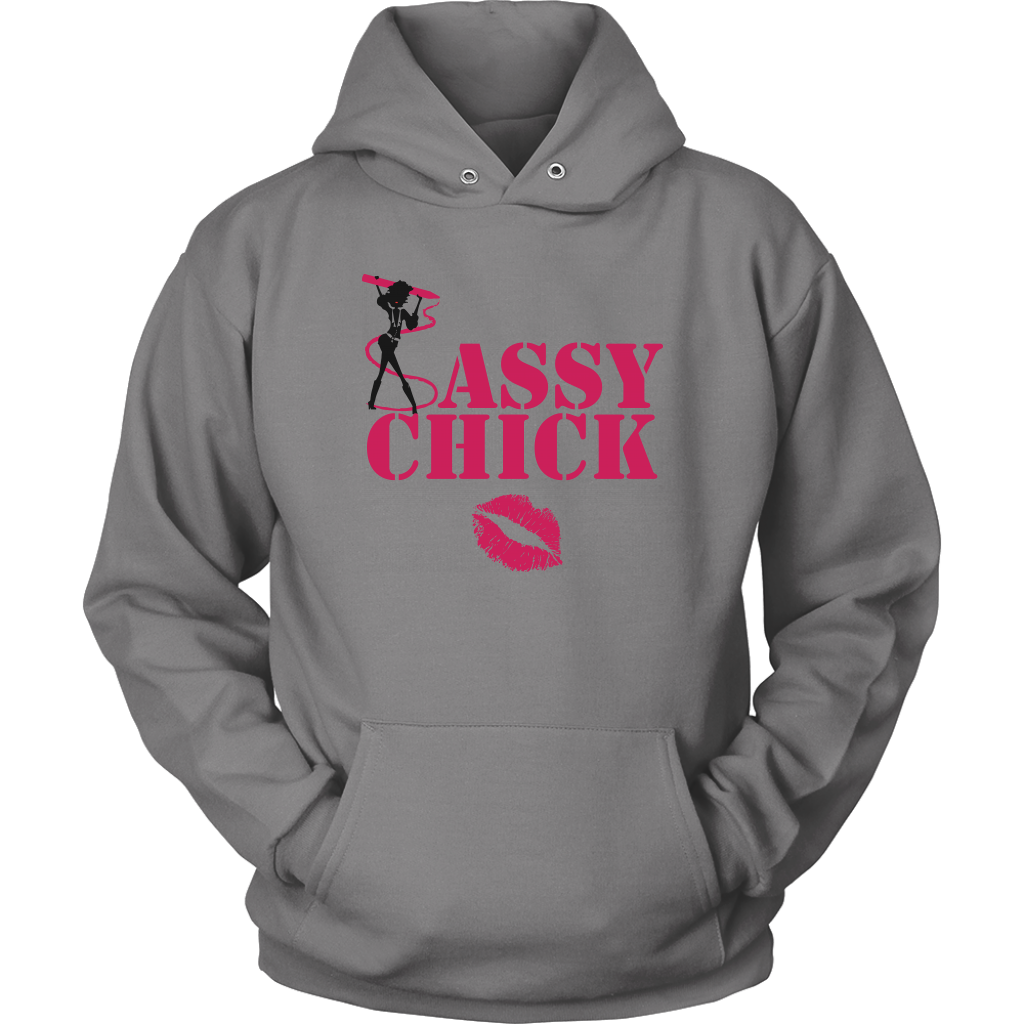 Sassy Chick Pink Lip Hoodie