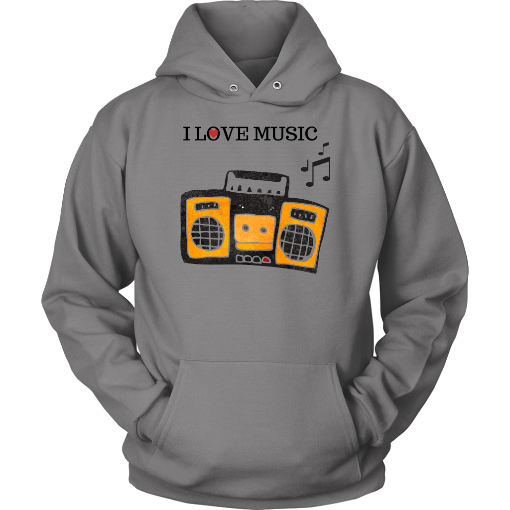 I Love House Music Hoodie