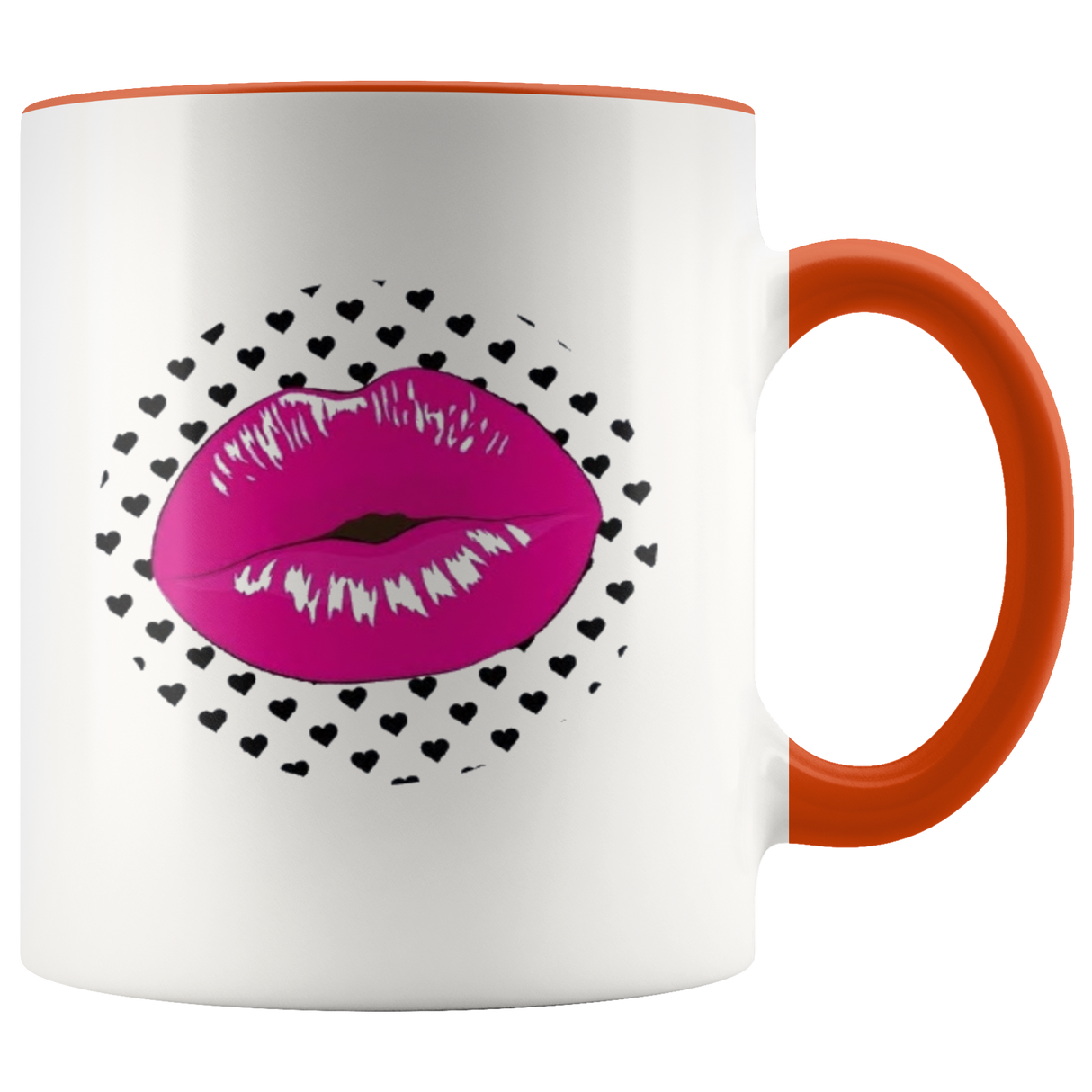 Pink Lip Polka Coffee Mug - Shop Sassy Chick