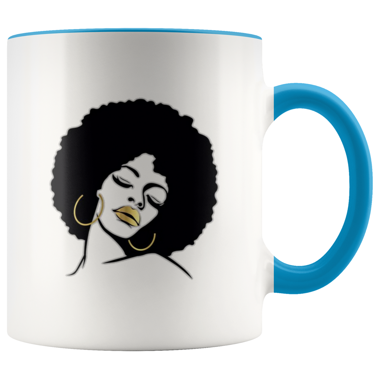 Afro Lady Cute Coffee Mug - Shop Sassy Chick