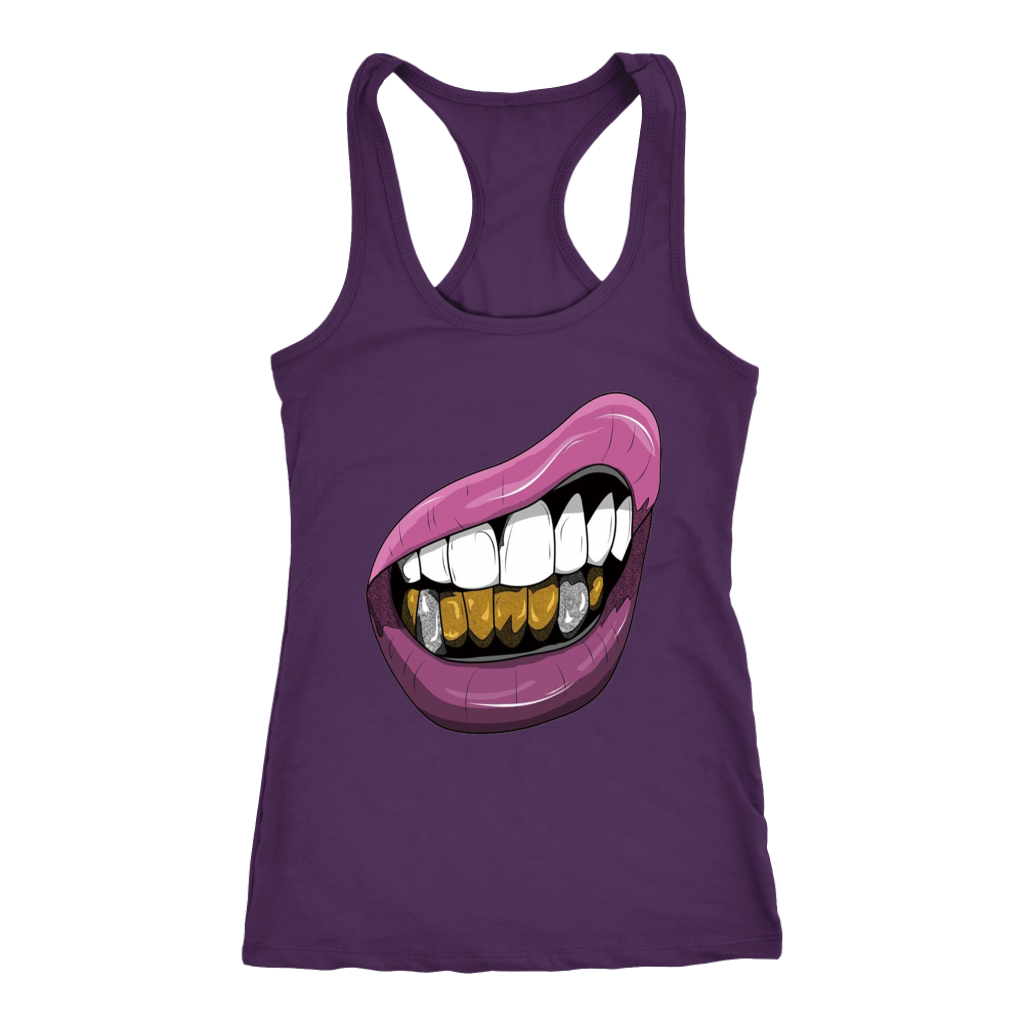 Purple Lips Tanks - Shop Sassy Chick