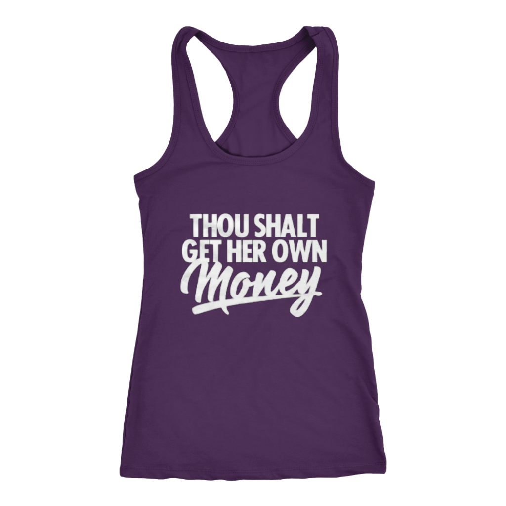 Thou Shall Get Her Own Money Tank - Shop Sassy Chick