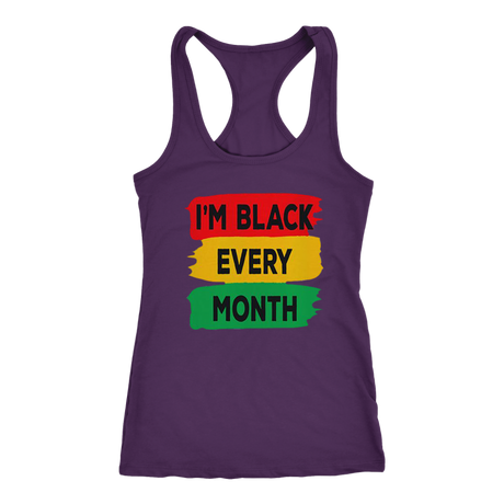 I'm Black Every Month Tanks - Shop Sassy Chick