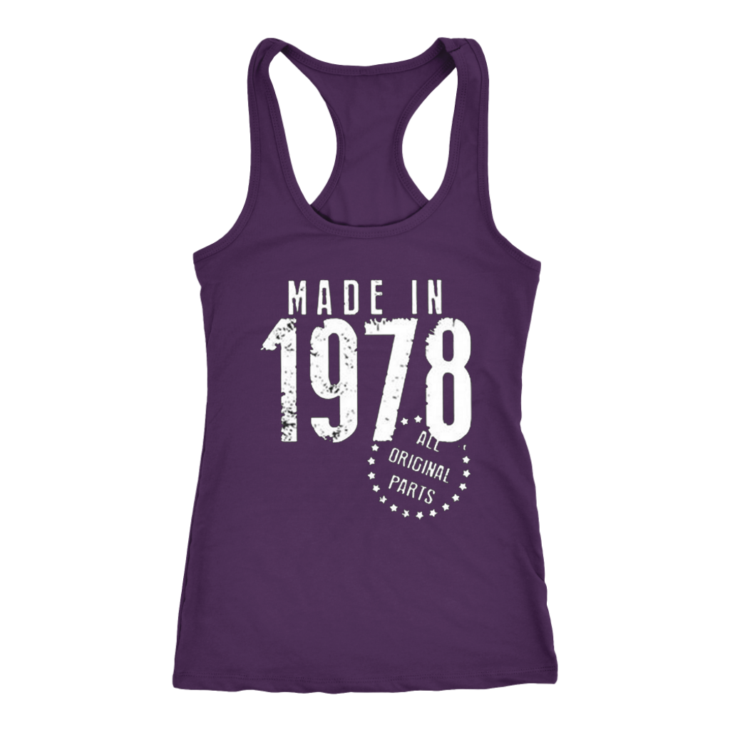 Made In 1978 Tanks - Shop Sassy Chick
