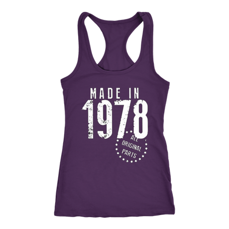 Made In 1978 Tanks - Shop Sassy Chick
