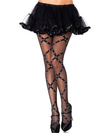 Cross dot pantyhose | Shop Sassy Chick