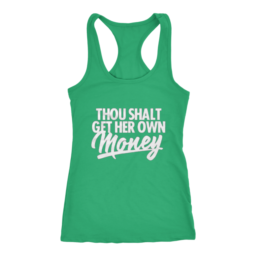 Thou Shall Get Her Own Money Tank - Shop Sassy Chick