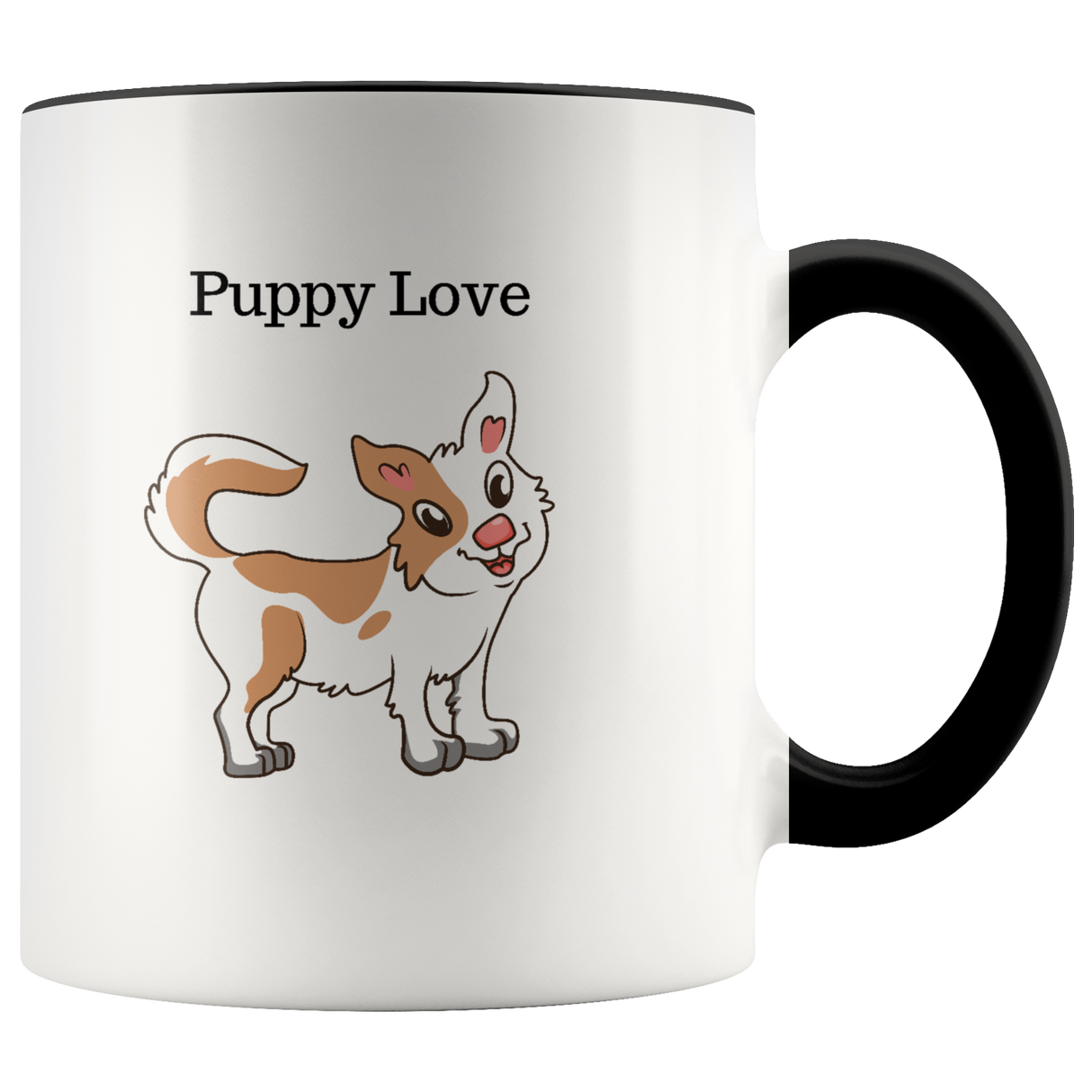 Mug Puppy Ceramic Accent Mug - Black | Shop Sassy Chick