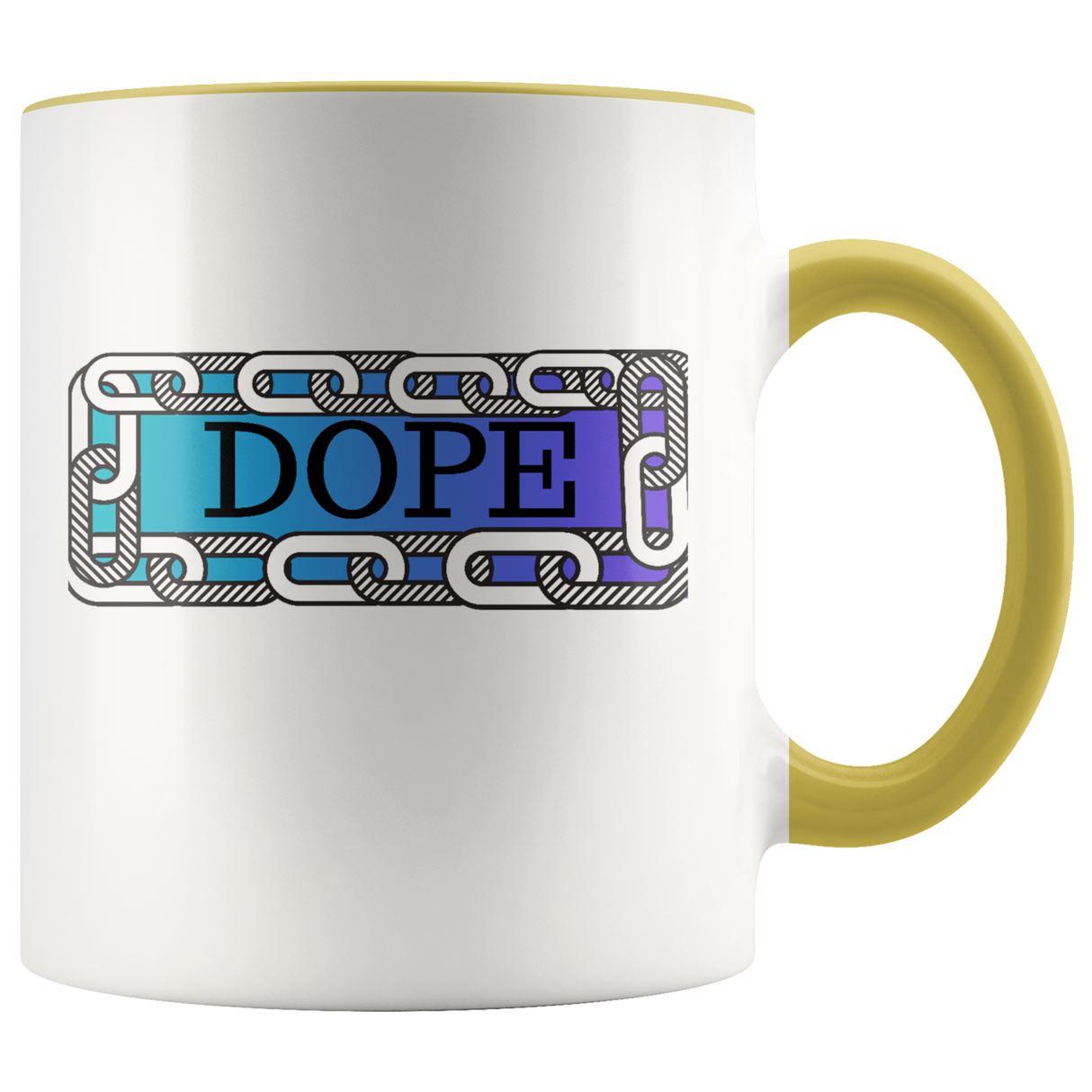 Mug Dope Ceramic Accent Mug - Yellow | Shop Sassy Chick