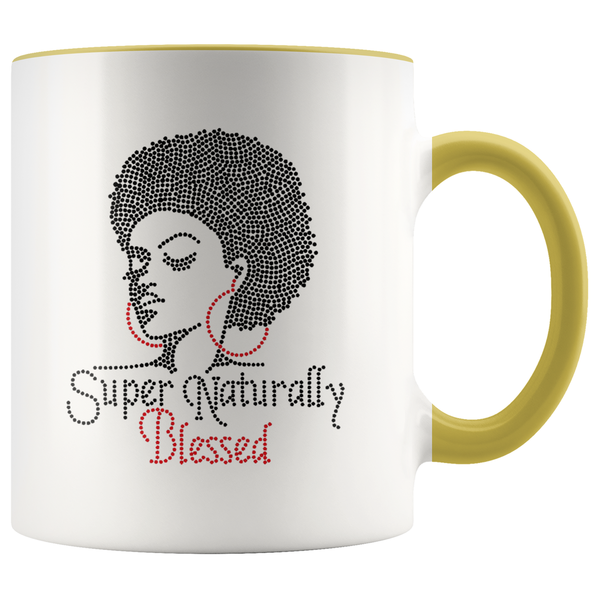 Mug Super Naturally Blessed Ceramic Mug - Yellow | Shop Sassy Chick