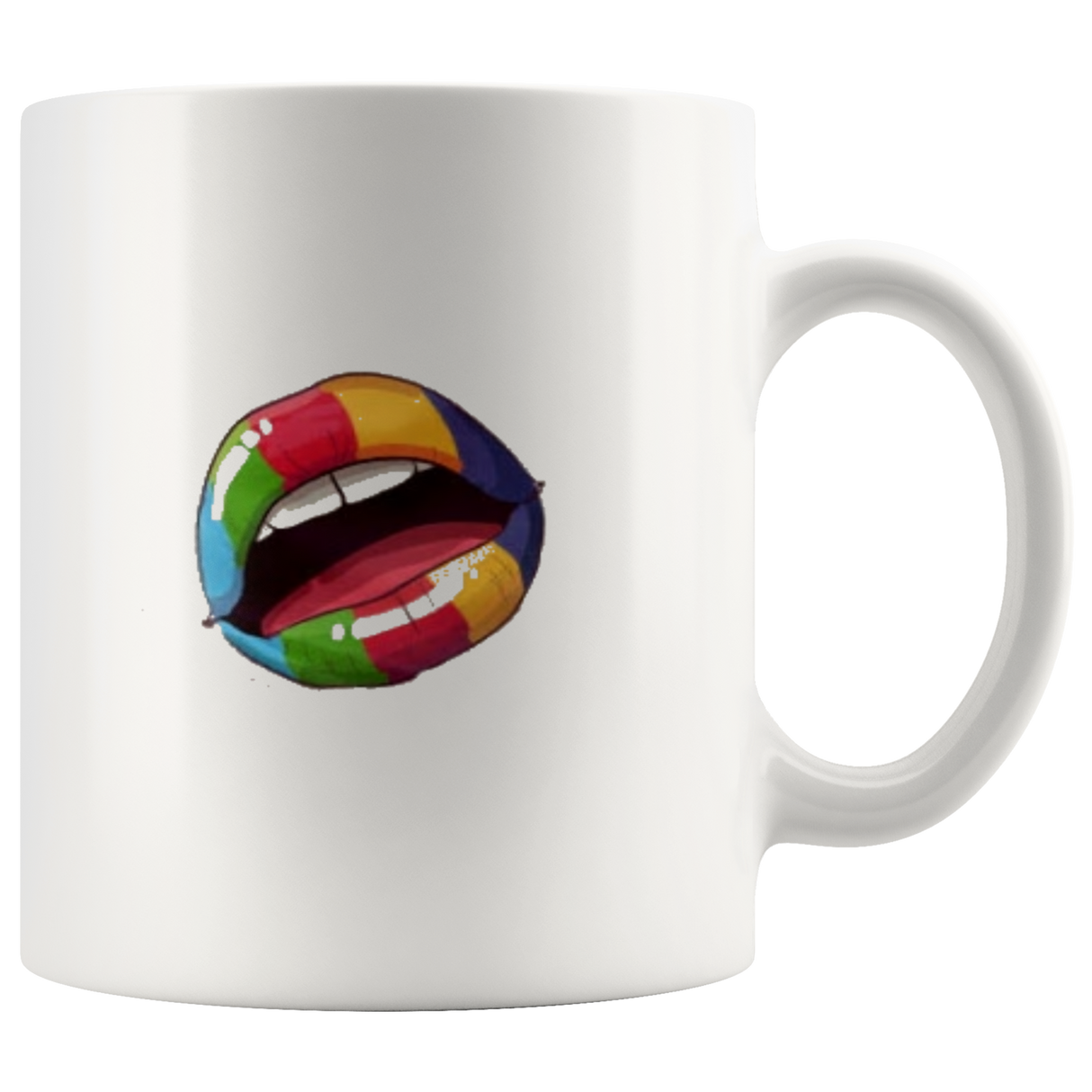 Rainbow  Lips Coffee Mug - Shop Sassy Chick