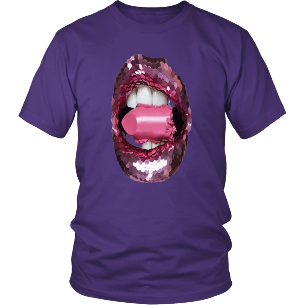 Glitter Lips T-Shirt - Shop Sassy Chick