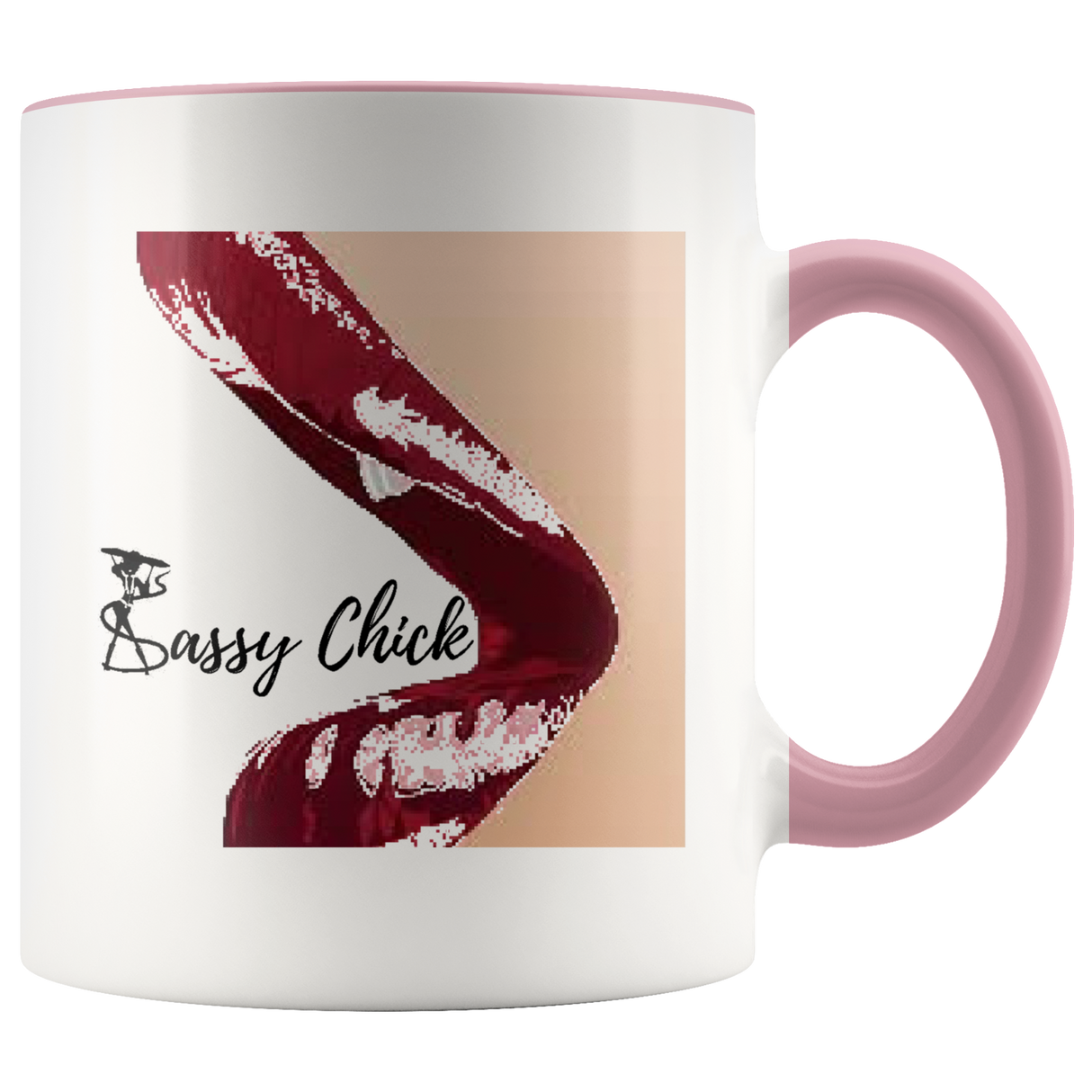 Sassy Chick Mug Ceramic Accent Mug - Pink | Shop Sassy Chick