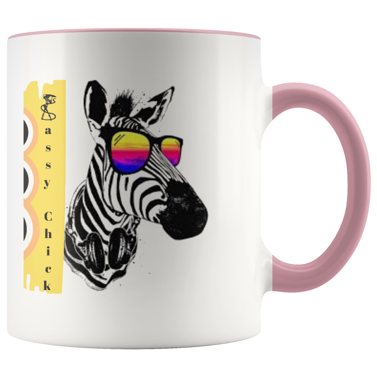 Mug Zebra Ceramic Accent Mug - Pink | Shop Sassy Chick